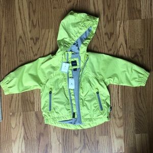 babyGap green windbreaker jacket 12-18 months NWT